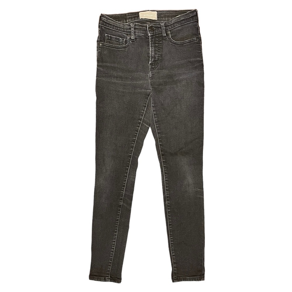 Everlane The Mid-Rise Skinny Jean in faded black women's‎ 27 regular